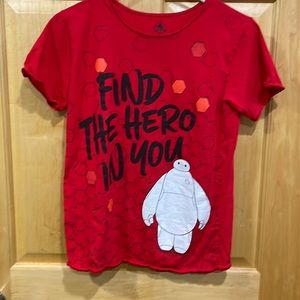 BOGO Disney red t shirt find the hero in you size XL (14)